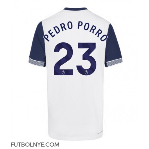 Camiseta Tottenham Hotspur Pedro Porro #23 Primera Equipación 2024-25 manga corta